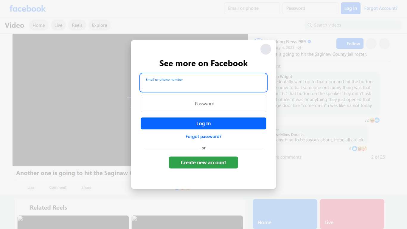 Another one is going to hit the Saginaw County jail roster. Breaking News 989 Facebook