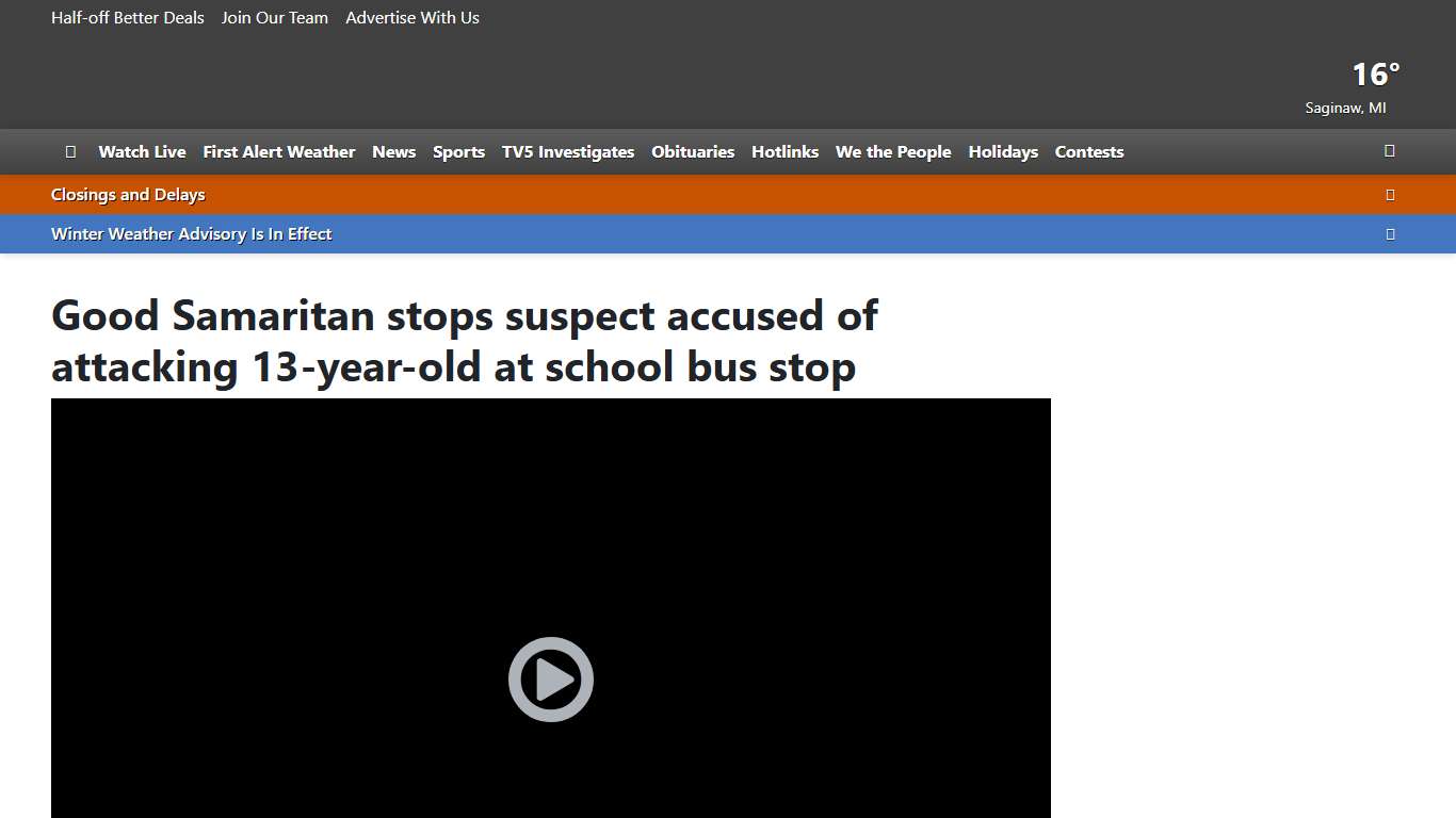 Good Samaritan stops suspect accused of attacking 13-year-old at school bus stop